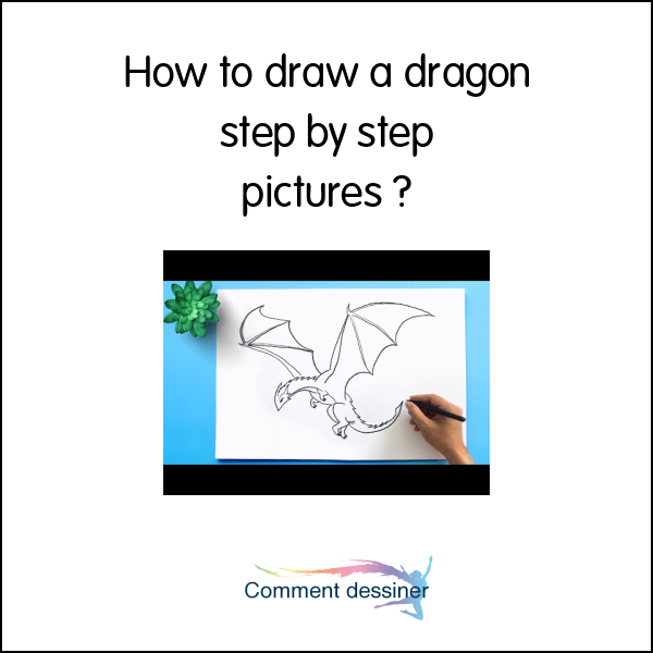 How to draw a dragon step by step pictures